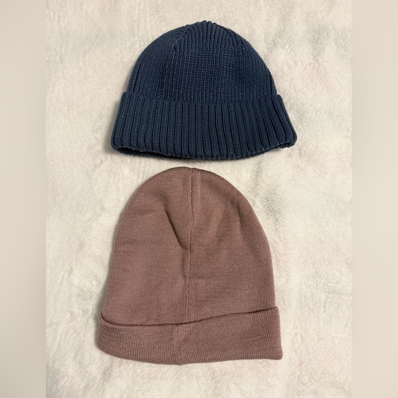 Adidas Blue and Brown Women’s  Beanie Set EUC - Picture 2 of 6